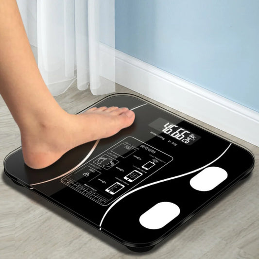 FitTech™ - Balança Digital Bluetooth de Bioimpedância